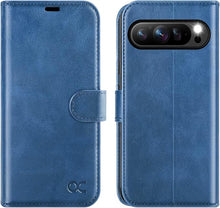 Load image into Gallery viewer, OCASE Compatible with Google Pixel 9 Pro XL Wallet Case, PU Leather Flip Folio Case with Card Holders RFID Blocking Kickstand [Shockproof TPU Inner Shell] Phone Cover 2024, Light Blue
