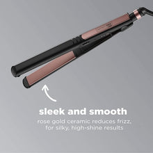 Load image into Gallery viewer, CONAIR INFINITIPRO Rose Gold Ceramic Flat Iron, 1-inch
