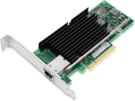 10Gb PCI-E NIC Network Card for Intel X540-T1,100MbE/1GbE/10GbE Copper Single RJ45 Port, with Intel X540 Chip,10GbE PCI Express 2.1 X8 Ethernet Adapter Support Windows/Linux/VMware