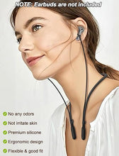 Load image into Gallery viewer, for Galaxy Buds 3 &amp; Galaxy Buds 3 Pro Strap Neckband, Anti-Lost Earbuds Accessories, Support Volume Control, Ergonomic Design, Comfortable Fit, Black Band/Black Tip
