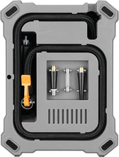 Load image into Gallery viewer, Performance Tool Vortex E00002 12V Rapid Tire Inflator w/LED Light Lever-Locking Air Chuck, Long Power Cord, Three Nozzles, Gray
