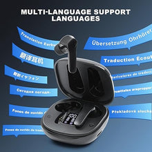 Load image into Gallery viewer, Translation Earbuds Real Time Language Translator Earset 138 Languages &amp; Accents Instant 3 Modes Translating Headphone Device with ANC, Support Touch Mode,Speaker Modes, Free Talk Translation
