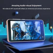 Load image into Gallery viewer, 80GB MP3 Player with Bluetooth and WiFi, MP4 MP3 Player with Spotify,Spotify Kids,4&quot; Music Player with Pandora, Audible, MP3 Player with Speaker (Pink_White)
