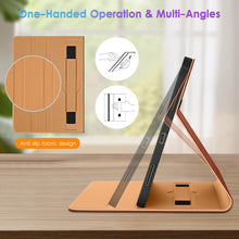 Load image into Gallery viewer, DTTO for Samsung Galaxy Tab S10 Ultra / S9 Ultra / S8 Ultra Case 2024/2023/2022, Premium Leather Business Folio Stand Cover with S Pen Holder for 14.6 Inch Tablet, Auto Wake/Sleep, Brown
