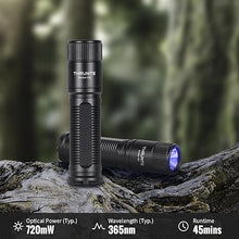 Load image into Gallery viewer, ThruNite Archer UV Flashlight 365nm Mini Black Light for Pet Urine Detection, Cat/Dog Urine Detector, Pet Stains and Bed Bug, Hunting Scorpions
