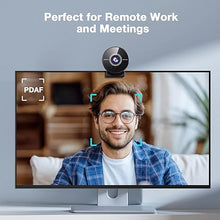 Load image into Gallery viewer, EMEET C950 4K Webcam for PC - 8 Megapixels 4K UHD, PDAF Autofocus, Noise-Canceling Mic, 70° FOV, 1080P@60FPS, Privacy Cover, USB 2.0 Plug&amp;Play, Ideal PC Camera 4K for Zoom/Teams/Skype/Google Meet
