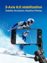 Load image into Gallery viewer, Gimbal Stabilizer for Smartphone, iPhone Gimbal w/Focus Wheel Face/Object Tracking Gimbal for iPhone 16 15 Pro Max/Android Foldable 3-Axis Handheld Phone Gimbal for Video Recording -Smart XE
