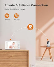 Load image into Gallery viewer, iFamily SM70C 7&quot; HD720P Baby Monitor with Camera and Audio - No WiFi? Hack Proof, Remote Zoom/Pan/Tilt,VOX Mode, Auto Night Vision, Built in Lullabies
