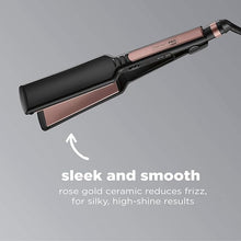 Load image into Gallery viewer, INFINITIPRO BY CONAIR Rose Gold Ceramic Flat Iron, 1 3/4-inch
