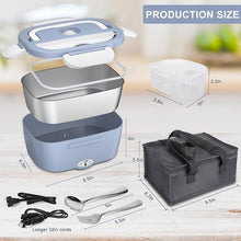 Load image into Gallery viewer, Electric Lunch Box Portable Food Warmer 100W Leakproof Heated Lunch Box for Adults
