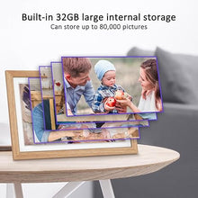 Load image into Gallery viewer, Digital Picture Frame, Digital Photo Frame 21.5 Inch, Built in 32GB Storage, 1920x1080P IPS FHD Large Screen with Remote, Electronic Picture Frame Share Photos and Videos via Free Uhale APP
