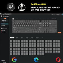 Load image into Gallery viewer, Keychron Q6 Max QMK/LAUNCHER Wireless Bluetooth/2.4 GHz/USB-C Wired Custom Mechanical Keyboard, Full Size Programmable Knob RGB Backlit Hot-Swappable Gateron Brown Switch for Mac Windows Linux - White
