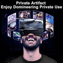 Load image into Gallery viewer, 3D VR Headset, 3D VR Glasses Virtual Reality Headset for iPhone or Android Compatible 5.0” to 7.0”, Virtual Reality 3D Glasses Headset Helmets with Controller, for Mobile Games &amp; Movies
