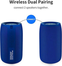 Load image into Gallery viewer, Bluetooth Speaker,MusiBaby Wireless,Waterproof,Outdoor,Portable Speaker,Dual Pairing,Loud Stereo,Booming Bass,1500 Mins Playtime Wireless Speaker for Home,iPhone,Party,Gifts(Blue)
