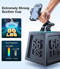 Load image into Gallery viewer, VICSEED [No.1 Powerful Suction] [Rally Racing-Grade Stability] Phone Holders for Your Car 2024 Upgraded Car Phone Holder Mount Truck Stand for Dashboard Windshield Vent for iPhone Samsung All Phones
