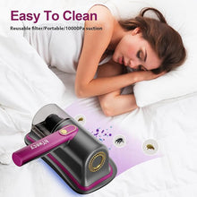 Load image into Gallery viewer, Bed Vacuum Cleaner-6600mAh Wireless Handheld UV Mattress Vacuum Cleaner,Lightweight Two Speeds Cleaner Machine for Bed,Sofas,Pillow
