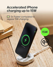 Load image into Gallery viewer, Belkin Convertible Magnetic Charging Stand 15W - MagSafe-Compatible Fast Qi2 Charger, iPhone Charger for Apple iPhone 16, 16 Plus, 16 Pro, 16 Pro Max, iPhone 15 &amp; 14, Apple Airpods Pro, &amp; More - White

