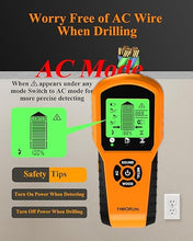 Load image into Gallery viewer, Stud Finder Wall Scanner, Upgraded 6-in-1 Tool for Detecting 1-1/2 Inch Drywall Stud Centers for Hanging Frames, Mirrors, and TV Mounts – Tangerine
