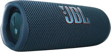 Load image into Gallery viewer, JBL Flip 6 Portable Bluetooth Speaker, deep bass, IPX7 Waterproof, for Home, Outdoor and Travel (Blue) (JBLFLIP6BLUAM) + USB Adapter + Microfiber Cloth
