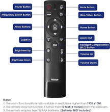 Load image into Gallery viewer, Zoom Certified, NexiGo N950P 4K Zoomable Webcam with Remote Control, Sony_Starvis Sensor, 5X Digital Zoom, Pro Web Camera with Dual Stereo Mics, for Zoom Skype Teams Twitch
