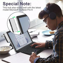 Load image into Gallery viewer, Surface Pro 8 Adapter, Surface Pro 8 Docking Station with 4K HDMI+USB-C Thunderbolt 4 (Display+Data+PD 100W)+USB 3.0/2.0+TF Card Slot, Triple Display USB C Hub for Surface Pro 8
