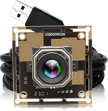 Load image into Gallery viewer, SVPRO 5MP Autofocus USB Camera Module, Wide Angle Mini Webcam Board with Non-Distortion Lens USB Sercurity Camera CMOS OV5640,UVC USB2.0 Plug and Play Lightburn Camera for Engraving
