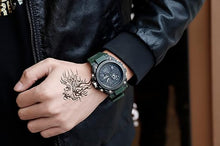 Load image into Gallery viewer, AIMES Mens Watches Sports Outdoor Waterproof Military Watch for Men Tactical Watch Analog Digital Date Alarm Stopwatch Multi-Function Tactics Big Face Wristwatch for Men
