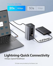 Load image into Gallery viewer, Baseus Docking Station, Spacemate(Win) 11 in 1, Triple Display, 4K HDMI and DP, 10Gbps USB A/C Ports, Gigabit Ethernet, 100W PD, Audio, Laptop Docking Station for Windows/Dell/HP/Lenovo/Asus/Acer/Mac
