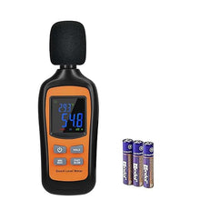 Load image into Gallery viewer, Decibel Meter,Digital Sound Level Meter Portable SPL Meter,35dB to 135dB Temperature Function,Noise Meter with A-Weighted [MAX/MIN Fast/Slow Data Hold], Use for Home, Noisy Neighbor, Factory
