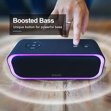 Load image into Gallery viewer, DOSS SoundBox Pro Bluetooth Speaker with 20W Stereo Sound, Active Extra Bass, IPX6 Waterproof, Bluetooth 5.0, TWS Pairing, Multi-Colors Lights, 20H Playtime, Portable Speaker for Outdoor-Blue
