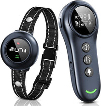 Load image into Gallery viewer, 2-in-1 Dog Shock Collar &amp; Dog Bark Collar - Smart Anti Barking Dog Training Collar with 5 Adjustable Sensitivity &amp; 3300FT Remote for All Breeds IP67 Waterproof E-Collar
