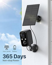 Load image into Gallery viewer, Security Cameras Wireless Outdoor: Cameras for Home Security WiFi Camera with Solar Panel Battery Powered Surveillance System Kit Motion Sensor Alarm Floodlight Night Vision IP66 Waterproof
