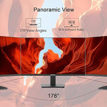 Load image into Gallery viewer, SANSUI Monitor 24 Inch 100Hz PC Monitor, HDMI VGA Ports VESA Mount, FHD Computer Monitor Ultra-Slim Ergonomic Tilt Eye Care for Home Office (ES-24F2, HDMI Cable Included)
