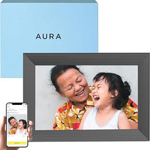 Load image into Gallery viewer, Aura Carver 10.1&quot; WiFi Digital Picture Frame | Wirecutter&#39;s Best Digital Frame for Gifting | Send Photos from Your Phone | Quick, Easy Setup in Aura App | Free Unlimited Storage | (Gravel)
