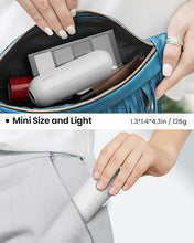 Load image into Gallery viewer, Gaiatop Portable Foldable Small Fan, Mini Hand Held Fan with USB Rechargeable 2000mAh Battery, Eyelash Fan for Girls, Travel For Women, Outdoor, White
