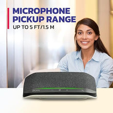 Load image into Gallery viewer, Poly Sync 10 USB (Plantronics) Smart Speaker w/Mic - Portable Speakerphone Connects to PC or Mac-Included USB-A/USB-C, Noise/Echo Reduction - Works w/Video-Zoom, Google, Webex, Rich Full Duplex Audio
