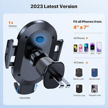 Load image into Gallery viewer, Miracase Phone Holders for Your Car, [Thick Case &amp; Heavy Phone Friendly] Universal Cell Phone Car Mount, 3-in-1 Phone Mount for Car Dashboard Windshield Air Vent Fit for All Smartphones, Grey
