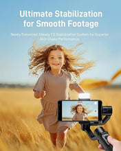 Load image into Gallery viewer, hohem iSteady Mobile+ Kit Gimbal Stabilizer for Smartphone, 3-Axis Phone Gimbal with Fill Light, Ultra-Wide-Angle Mode, 600° Inception, YouTube Vlog Stabilizer for Android and iPhone 15,14,13 PRO Max
