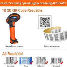 Load image into Gallery viewer, Symcode Wireless 2D Bluetooth Barcode Scanner with Stand, 3 in 1 Bluetooth &amp; 2.4GHz Wireless &amp; USB Wired Connection, Industrial Dustproof and Waterproof, QR Image Bar Code Reader with Vibration Alert
