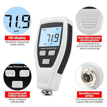 Load image into Gallery viewer, Paint Thickness Gauge, XRCLIF Coating Thickness Meter for Magnetic Metal &amp; Non-Magnetic Metal, Car Coating Depth Gauge with Backlight LCD/Automatically Material Identifying - Resolution 0.1 um
