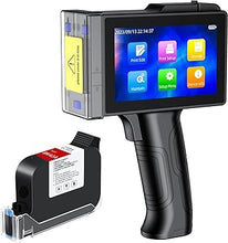 Load image into Gallery viewer, TIJ800 Handheld Inkjet Printer with 5 Inch LED Touch Screen Quick-Drying Portable Handheld Printer for Text/QR Code/Barcode/Logo/Date/Batch Number/Variable Data etc.
