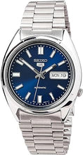 Load image into Gallery viewer, SEIKO 5 Automatic Blue Dial Stainless Steel Men&#39;s Watch SNXS77
