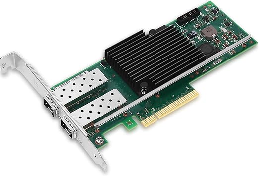 10Gb PCI-E NIC Network Card for Intel X710-DA2,100MbE/1GbE/10GbE Dual SFP+ Ports, with Intel X710-BM2 Chip,10GbE PCI Express 3.0 X8 Ethernet Adapter Support Windows/Linux/VMware