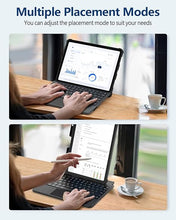 Load image into Gallery viewer, for ipad 9th/8th/7th Generation Case with Keyboard, for ipad Air 3rd/Pro 10.5 Detachable Keyboard Case with Touchpad, Pencil Holder, 2 BT Device Connection
