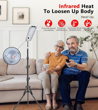 Load image into Gallery viewer, Red Light Therapy Lamp, Infrared Light Therapy with Stand - 660nm Redlight and 850nm Near Infrared Light Device for Body Pain Relief Skin Care
