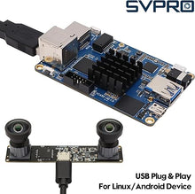 Load image into Gallery viewer, SVPRO 1200P 60fps Global Shutter USB Camera with Dual M12 Lens 3D Stereo Wide Angle Industrial Camera Computer Vision Face Recognition Camera for Windows,Linux,Android,MacOS,Raspberry Pi
