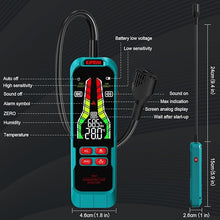 Load image into Gallery viewer, Kiprim High Sensitivity Gas Leak Detector HVAC Tools Natural Gas Detector with 9.4-Inch Probe, Portable Gas Tester with Audible &amp; Visual Alarm to Locate Combustible Sources Propane for Home and RV
