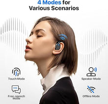 Load image into Gallery viewer, AI Language Translator Earbuds: Full LCD Translation Earphone 144 Languages &amp; Accents Translation in Real Time, 8 Offline Language Translation Packs Ideal for Travel Business Learning, Black
