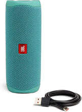 Load image into Gallery viewer, JBL FLIP 5, Waterproof Portable Bluetooth Speaker, Teal
