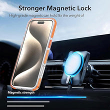 Load image into Gallery viewer, CCSmall Bling Sparkle Cute Clear Case for Apple iPhone 16 Pro – Crystal Anti-Yellowing, Compatible for MagSafe with Camera Ring Stand for Girls Women for iPhone 16 Pro XCS Orange
